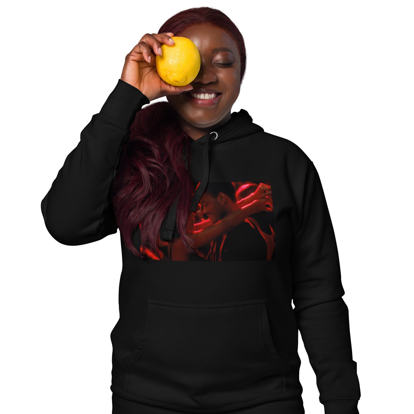 Women's Red Love Hoodie Cozy Casual Streetwear | Darc Muni