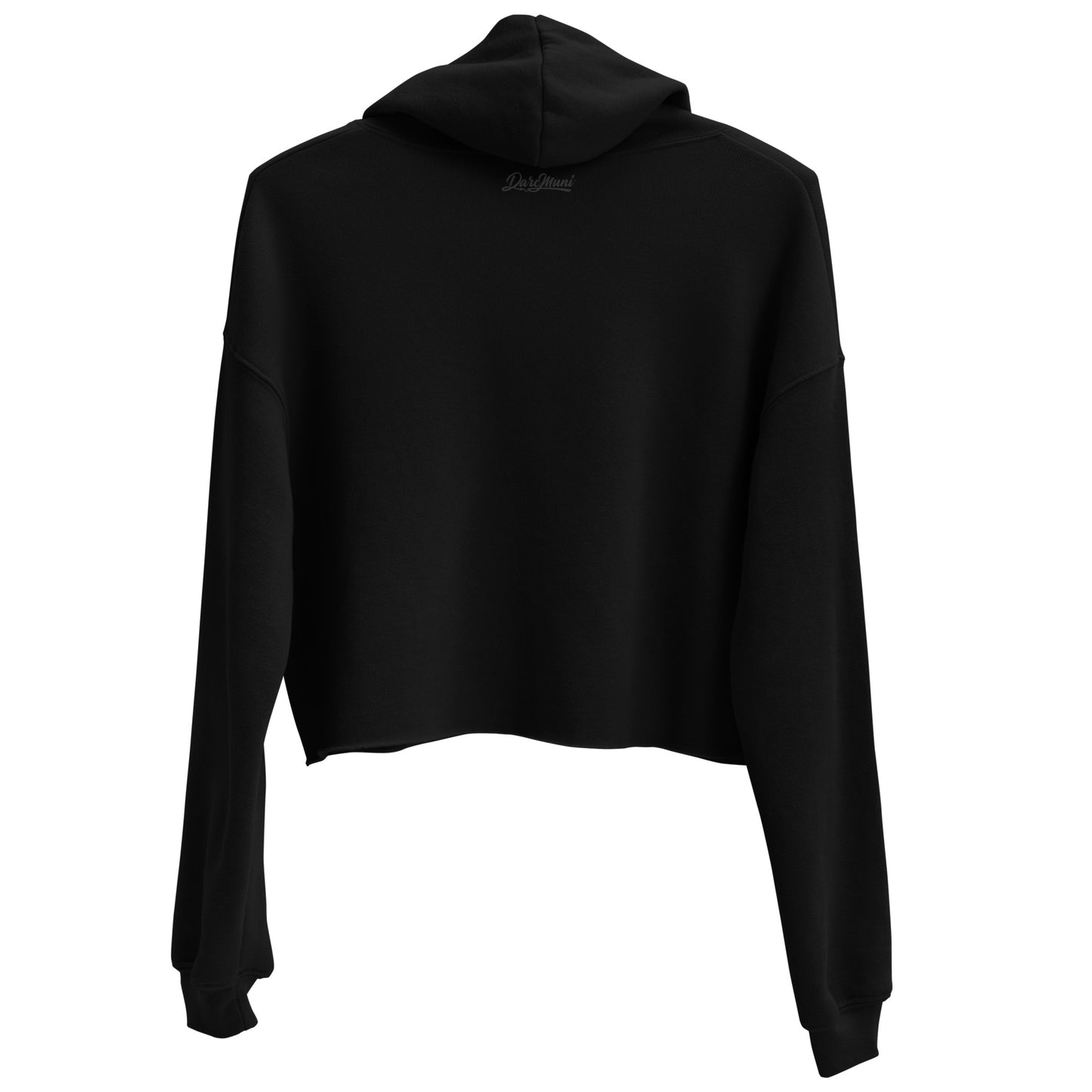 R L P Crop Hoodie Trendy Raw Hem Streetwear | Darc Muni