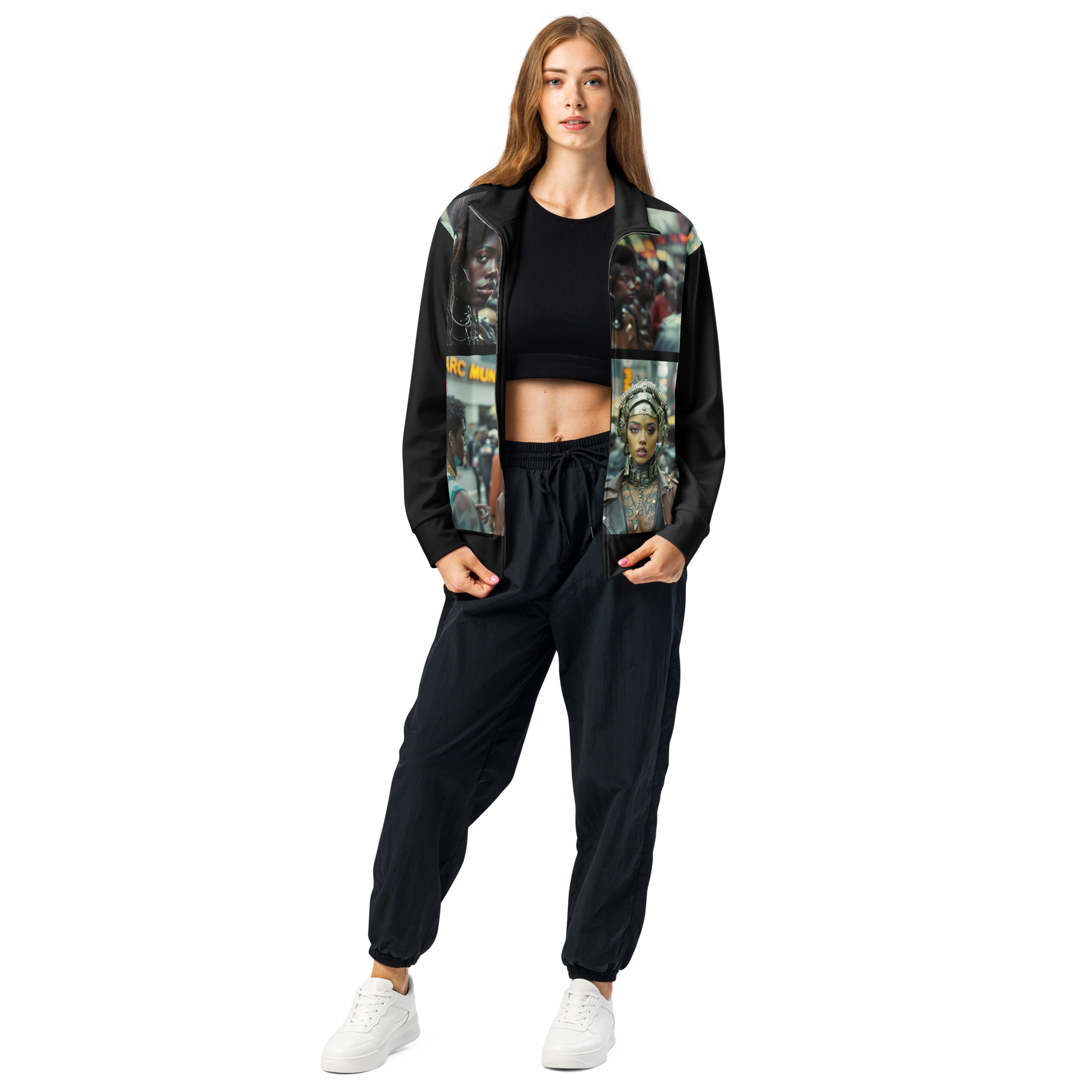 Darc Runner Unisex Track Jacket Recycled Fleece Zip-Up | Darc Muni