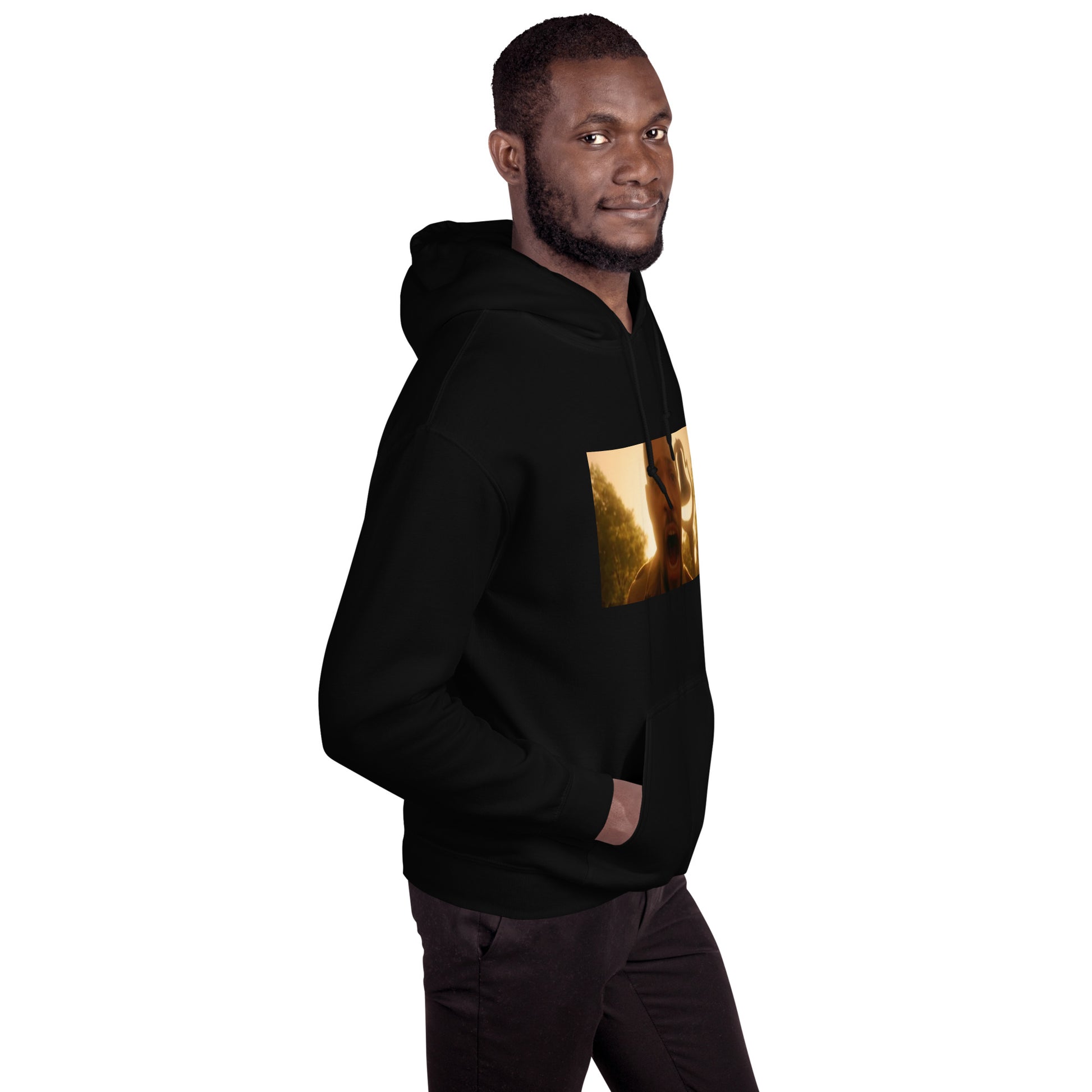 Wake Up! Unisex Hoodie Soft Fleece Pullover | Darc Muni